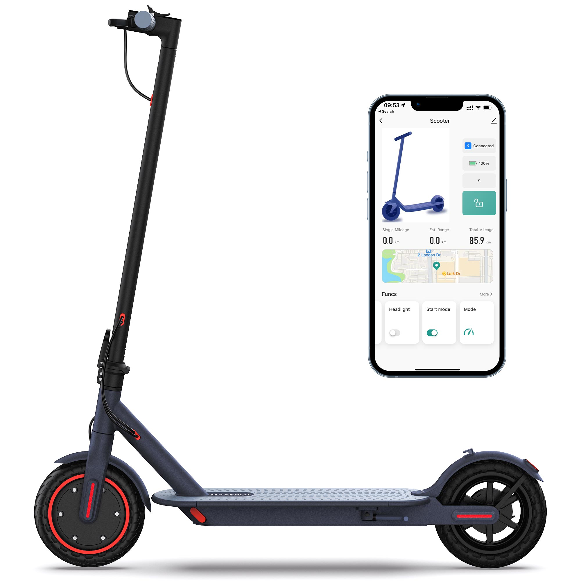 AOVOPRO 80 Electric Scooter 350 W AOVOPRO 80 Electric Scooter 350 W